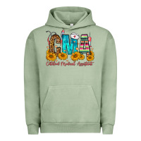 Pigment Oil Green CMA Certified Medical Assistant Urban Hoodie - FaDigitalArtStudio