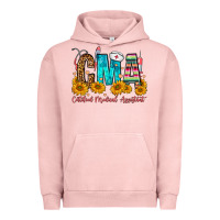 Pigment Salmon CMA Certified Medical Assistant Urban Hoodie - FaDigitalArtStudio