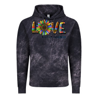 Cloud Black love sunflower autism awareness Vintage Hoodie - BarkalooDesign
