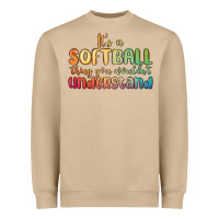 Mushroom it s a softball thing you wouldn t understand Heavyweight Sweatshirt - MaliasSmallBusiness