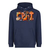 Navy Fall CPHT Pharmacy Technician Heavyweight Hoodie - texasbilliewilder