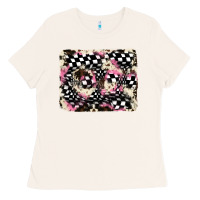 Bone cowhide racing backgraund Ladies Tee - JahusDesignShop