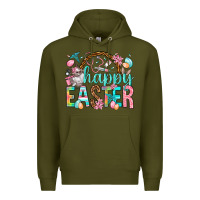 Army Green Happy Easter Nurse Easter Day Premium Hoodie - HowdyJamesFarm