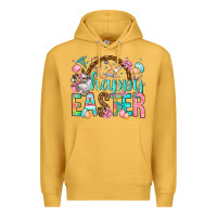 Mustard Happy Easter Nurse Easter Day Premium Hoodie - HowdyJamesFarm
