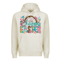Oatmeal Heather Happy Easter Nurse Easter Day Premium Hoodie - HowdyJamesFarm