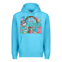Ocean Blue Happy Easter Nurse Easter Day Premium Hoodie - HowdyJamesFarm