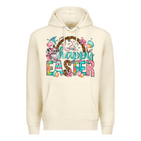 Sandshell Happy Easter Nurse Easter Day Premium Hoodie - HowdyJamesFarm
