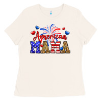 Bone American mama Ladies Tee - Neo Western