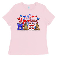 Bubblegum Pink American mama Ladies Tee - Neo Western