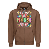 Chestnut easter nurse bunny Zipper Hoodie - Artiststas