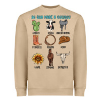 So God Made A Cowboy Heavyweight Sweatshirt | Teevron