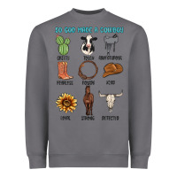 Storm so god made a cowboy Heavyweight Sweatshirt - MaliasSmallBusiness