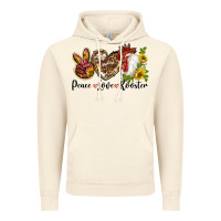 Vintage Artic Peace Love Rooster With Sunflower Vintage Hoodie - LillyAllenDesigns