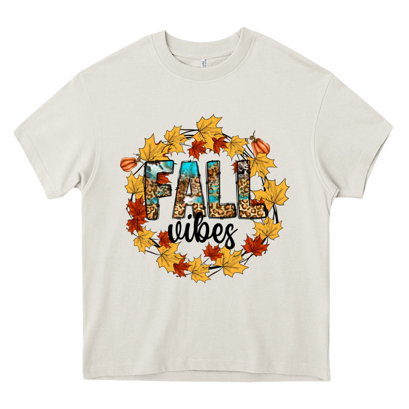 Fall Vibes Heavy Core Tee by CowhideDigitalArt | Teevron