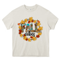 Cream fall vibes Heavy Core Tee - CowhideDigitalArt