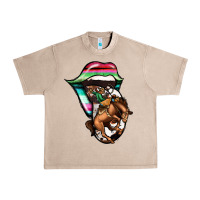 French Oak Serape Cowboy Tongue Urban Heavy Tee - Jasminsmagicworld