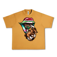 Peanut Butter Serape Cowboy Tongue Urban Heavy Tee - Jasminsmagicworld