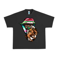 Pigment Black Serape Cowboy Tongue Urban Heavy Tee - Jasminsmagicworld