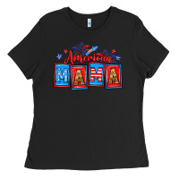 Black American mama Ladies Tee - Neo Western