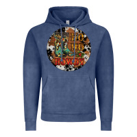 Vintage Denim Christmas Cowboy Boots Vintage Hoodie - RanaPortraitStore