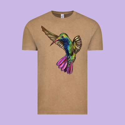 Broad Billed Hummingbird Vintage Tee Designed By Lillyallendesigns