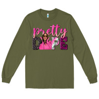 Army Green pretty dope afro woman Long Sleeve Tee - NancyCooperArtShop