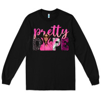 Black pretty dope afro woman Long Sleeve Tee - NancyCooperArtShop