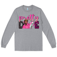 Heather Grey pretty dope afro woman Long Sleeve Tee - NancyCooperArtShop