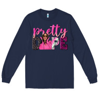 Navy pretty dope afro woman Long Sleeve Tee - NancyCooperArtShop