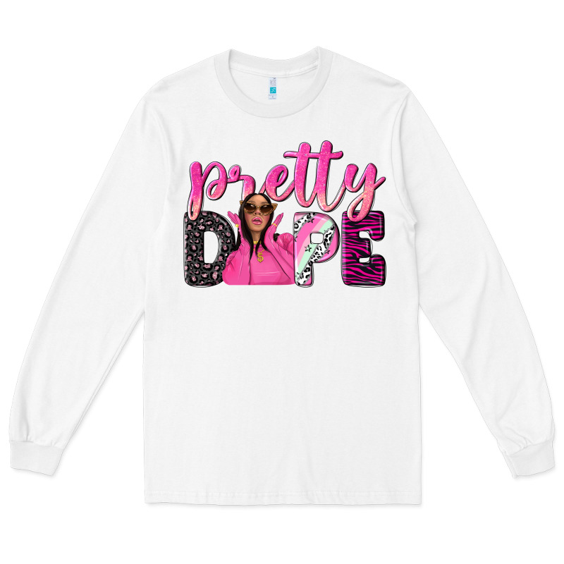 Pretty Dope Afro Woman Long Sleeve Tee by NancyCooperArtShop | Teevron