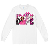White pretty dope afro woman Long Sleeve Tee - NancyCooperArtShop
