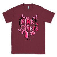 Burgundy pink vibes Classic Tee - MaliasSmallBusiness
