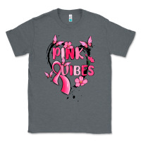 Charcoal Heather pink vibes Classic Tee - MaliasSmallBusiness