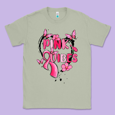 Pink Vibes Classic Tee Designed By Maliassmallbusiness