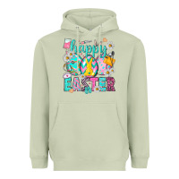 Matcha Happy Easter eggs Nurse Heavyweight Hoodie - NancyCooperArtShop
