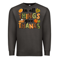 Smoke In all things give thanks Premium Sweatshirt - NancyCooperArtShop