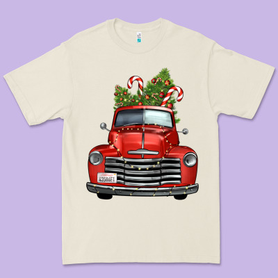 Christmas Trees Truck Premium Tee Designed By Fadigitalartstudio
