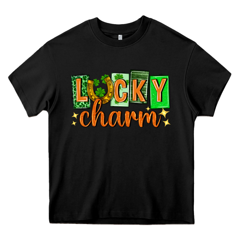 Lucky Charm St. Patricks Day Heavy Core Tee by Neo Western | Teevron