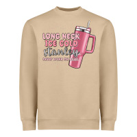 Mushroom long neck ice cold stanley never broke my heart Heavyweight Sweatshirt - MaliasSmallBusiness