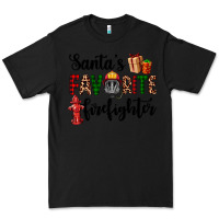 Black santa's favorite firefighter Premium Tee - AdoDesignShop