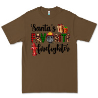 Cacao santa's favorite firefighter Premium Tee - AdoDesignShop