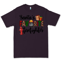 Plum santa's favorite firefighter Premium Tee - AdoDesignShop