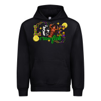 Black mardi gras love crawfish Urban Hoodie - FaDigitalArtStudio