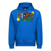 Cobalt mardi gras love crawfish Urban Hoodie - FaDigitalArtStudio
