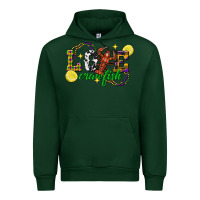 Forest Green mardi gras love crawfish Urban Hoodie - FaDigitalArtStudio