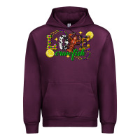 Mauve Wine mardi gras love crawfish Urban Hoodie - FaDigitalArtStudio