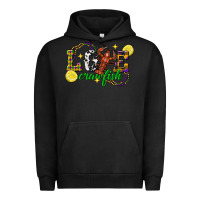 Pigment Black mardi gras love crawfish Urban Hoodie - FaDigitalArtStudio