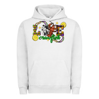 Pigment Lunar Rock mardi gras love crawfish Urban Hoodie - FaDigitalArtStudio