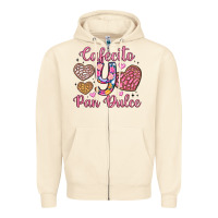 Sandshell cafecito y pan dulce Zipper Hoodie - Artiststas