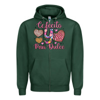 Sports Green cafecito y pan dulce Zipper Hoodie - Artiststas
